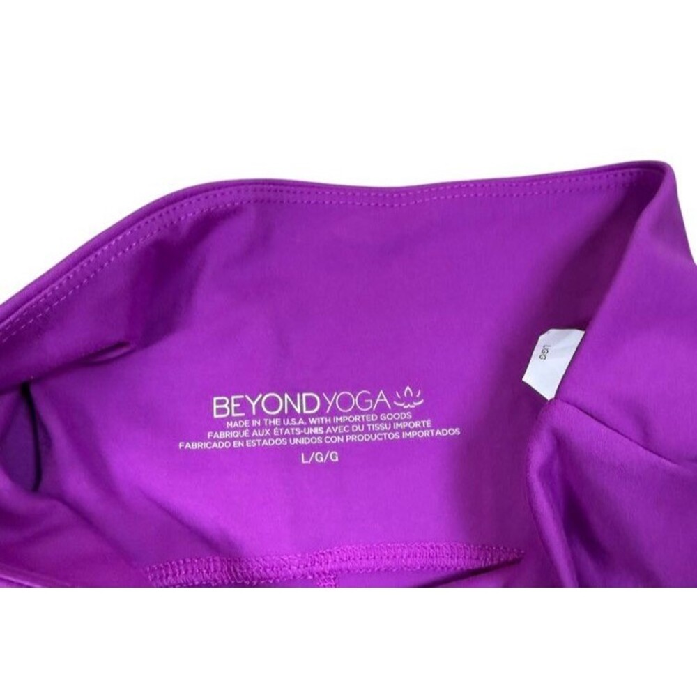 Beyond Yoga Leggings Womens Size Large Powerbeyond High Rise Strive Pocket NWT - Picture 2 of 9